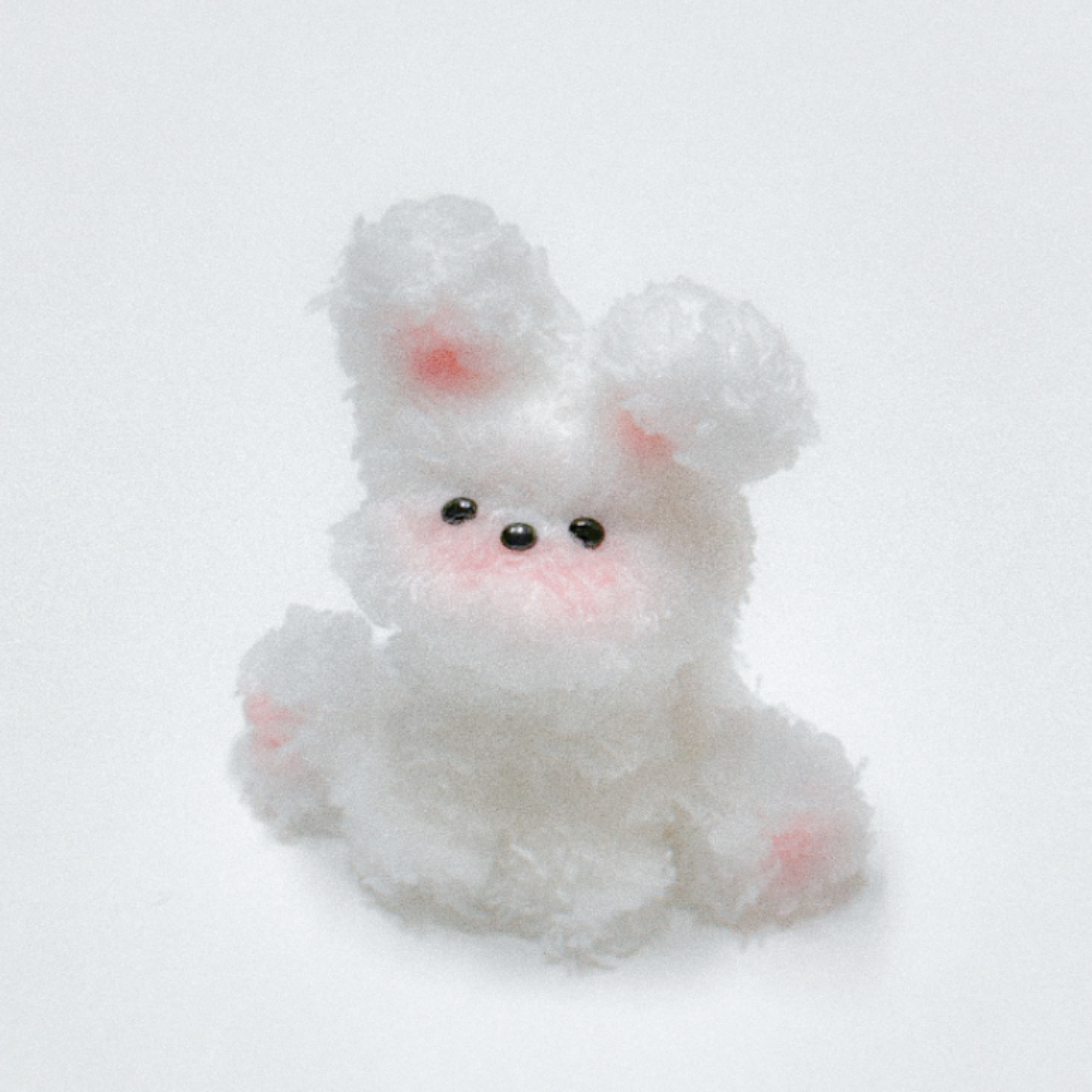 슬로우멜팅 토끼 레브 모루인형 키링 (핸드메이드)